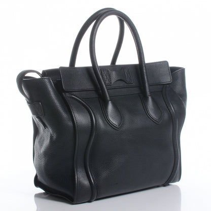 Celine Drummed Mini Luggage Black 4 of 9