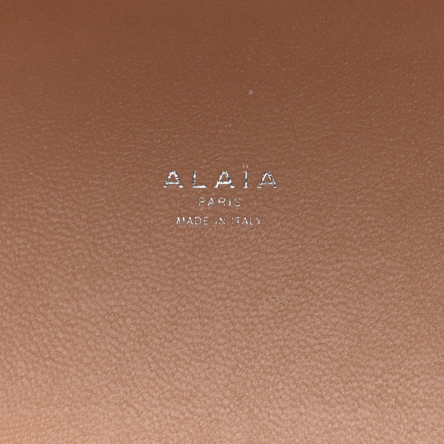 Alaia Lux Calfskin Vienne Wave Mina 20 Bag Sable 7 of 10