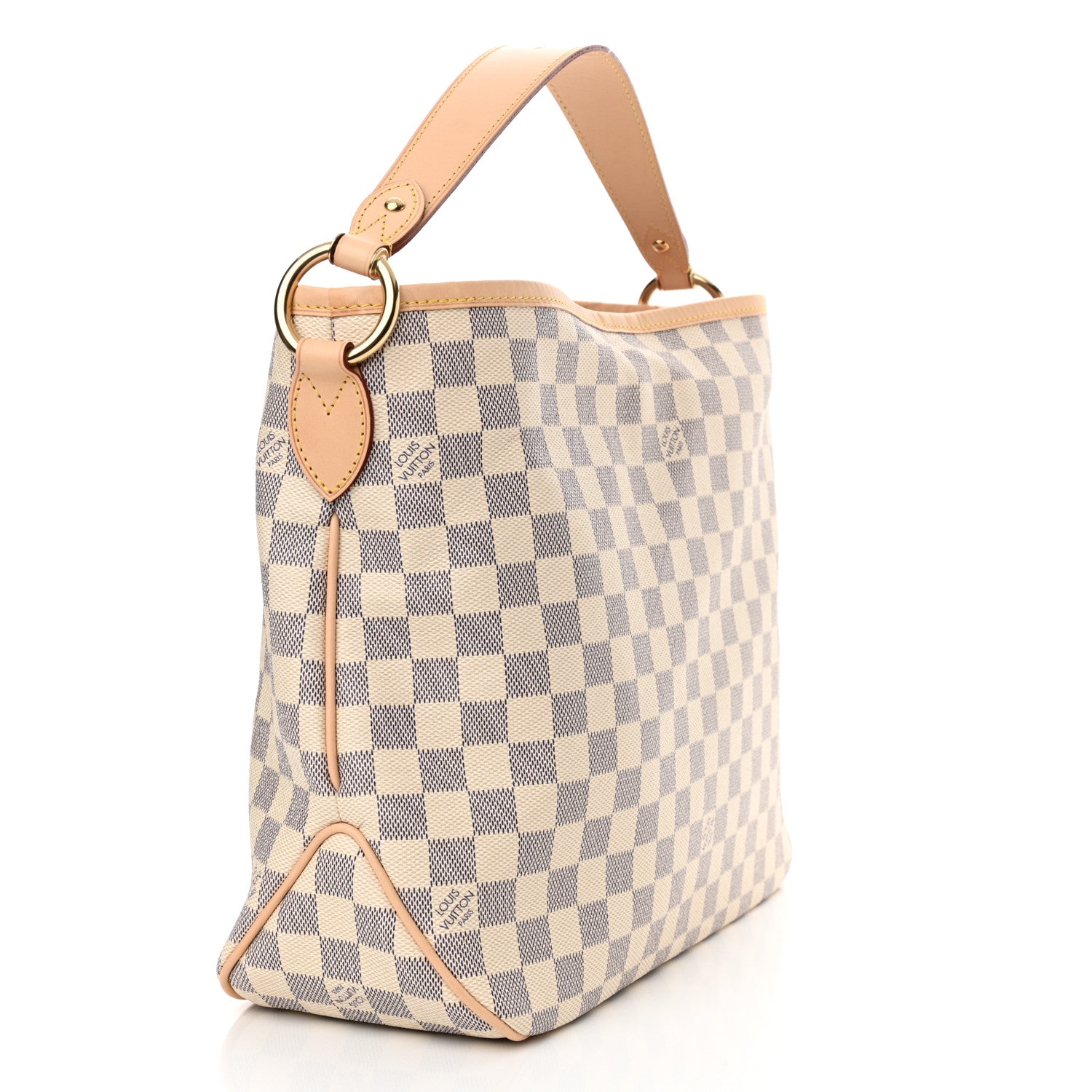 Louis Vuitton Damier Azur Delightful PM Rose Ballerine 3 of 9