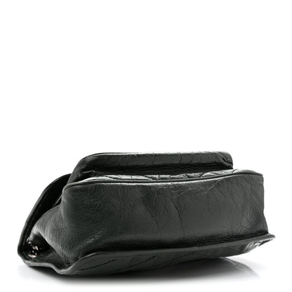 Saint Laurent Crinkled Lambskin Matelasse Monogram Medium Niki Chain Satchel Military Olive 4 of 15