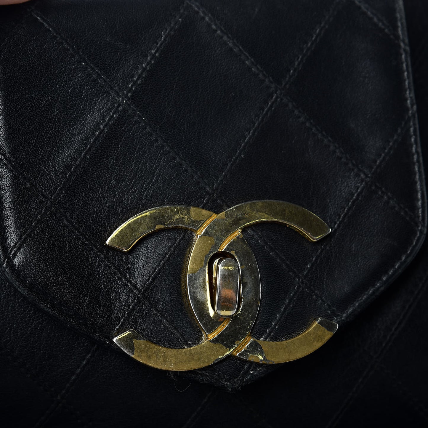 Calfskin Stitched XL Weekender Black