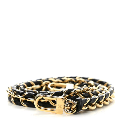 Louis Vuitton Calfskin Multi Pochette Chain Shoulder Strap Black Gold 1 of 4