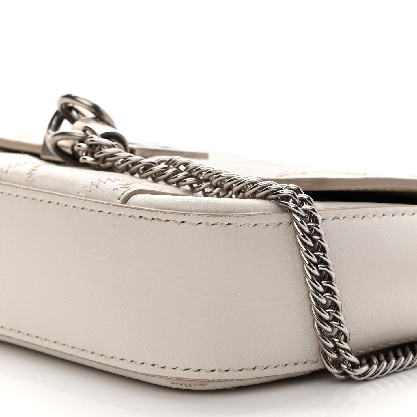 Goatskin Quilted GV3 Mini Pocket Convertible Bag Natural