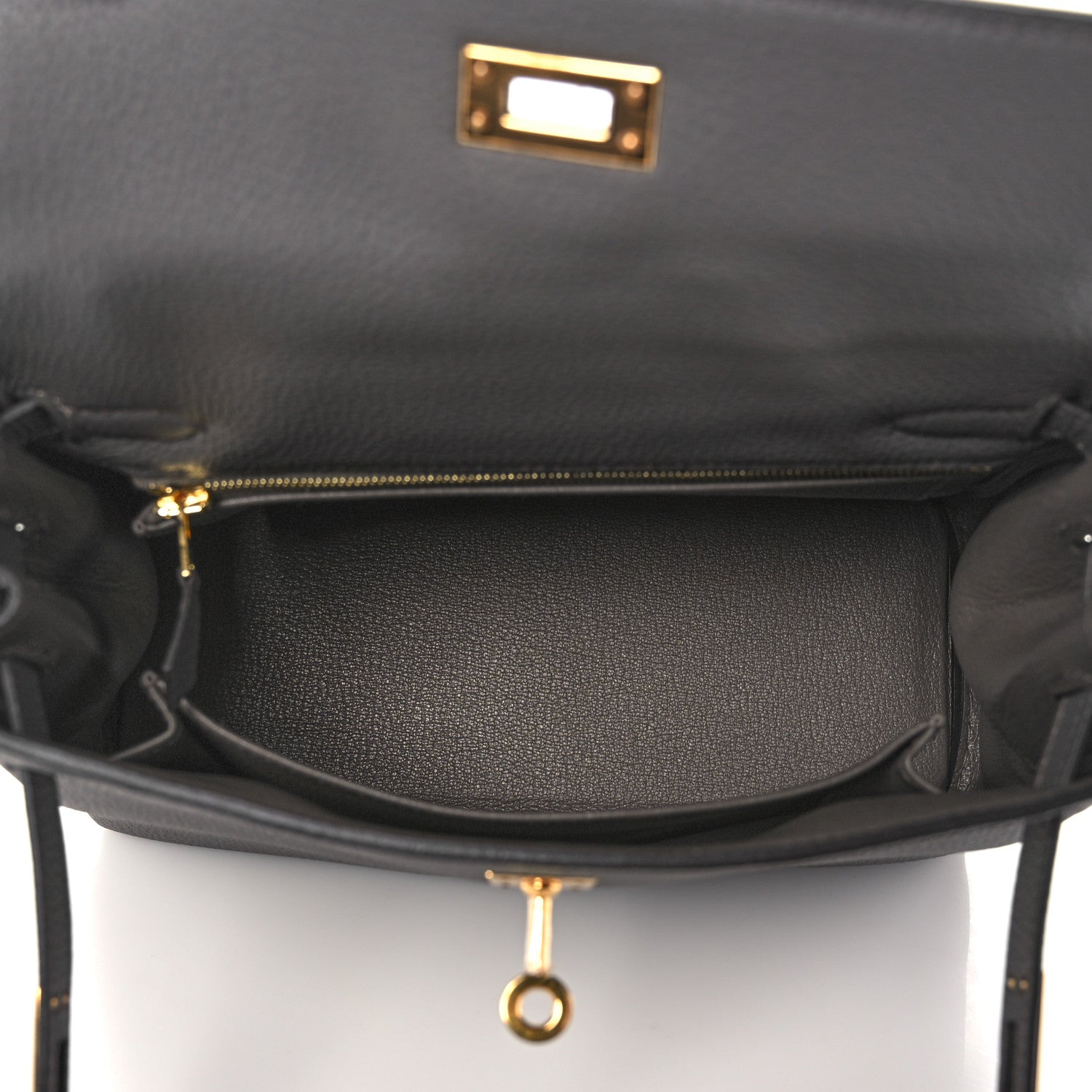 Hermes Togo Kelly Retourne 25 Etain 8 of 34