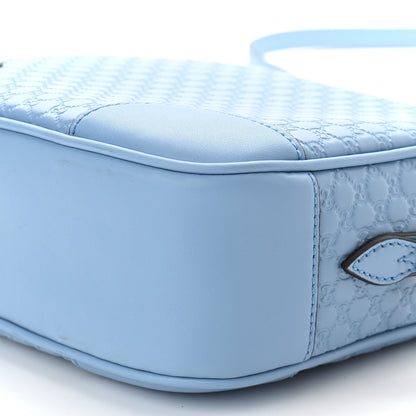 Gucci Microguccissima Mini Bree Messenger Bag Mineral Blue 9 of 10