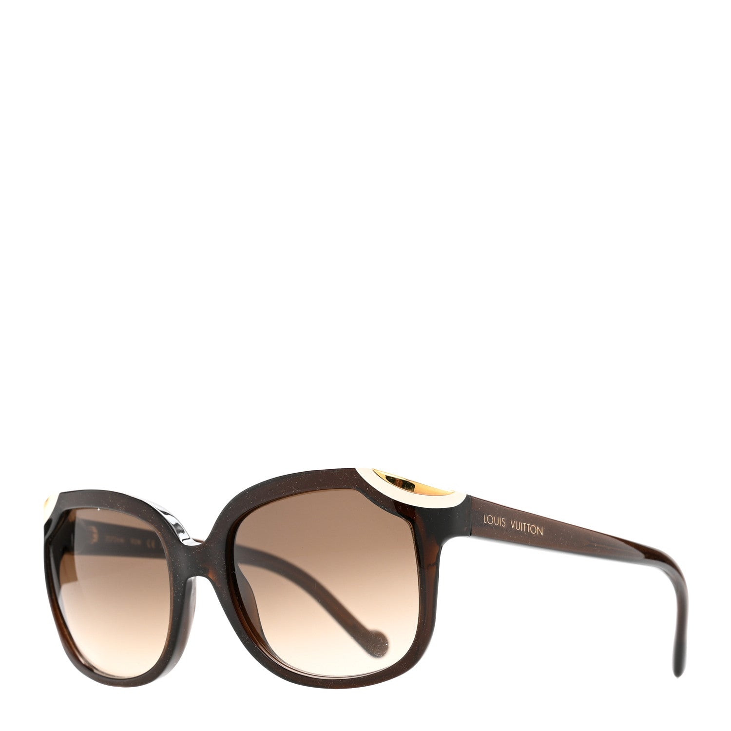 Louis Vuitton Ivy Cat Sunglasses Z0726W Brown 1 of 6