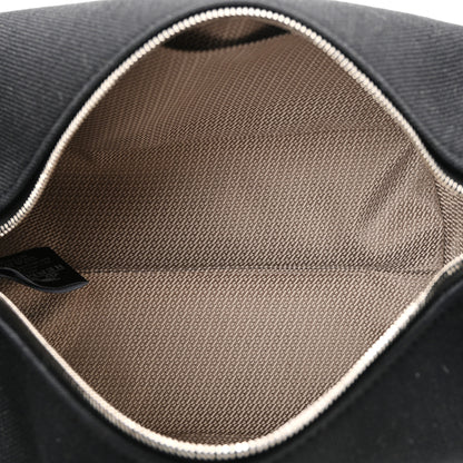 Hermes Canvas Small Bride-A-Brac Pouch Black Bleu Nuit 6 of 10