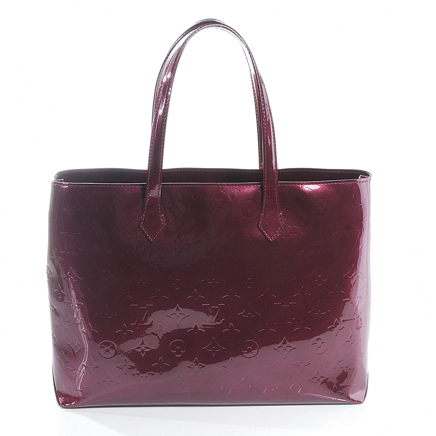 Louis Vuitton Vernis Wilshire MM Rouge Fauviste 4 of 8