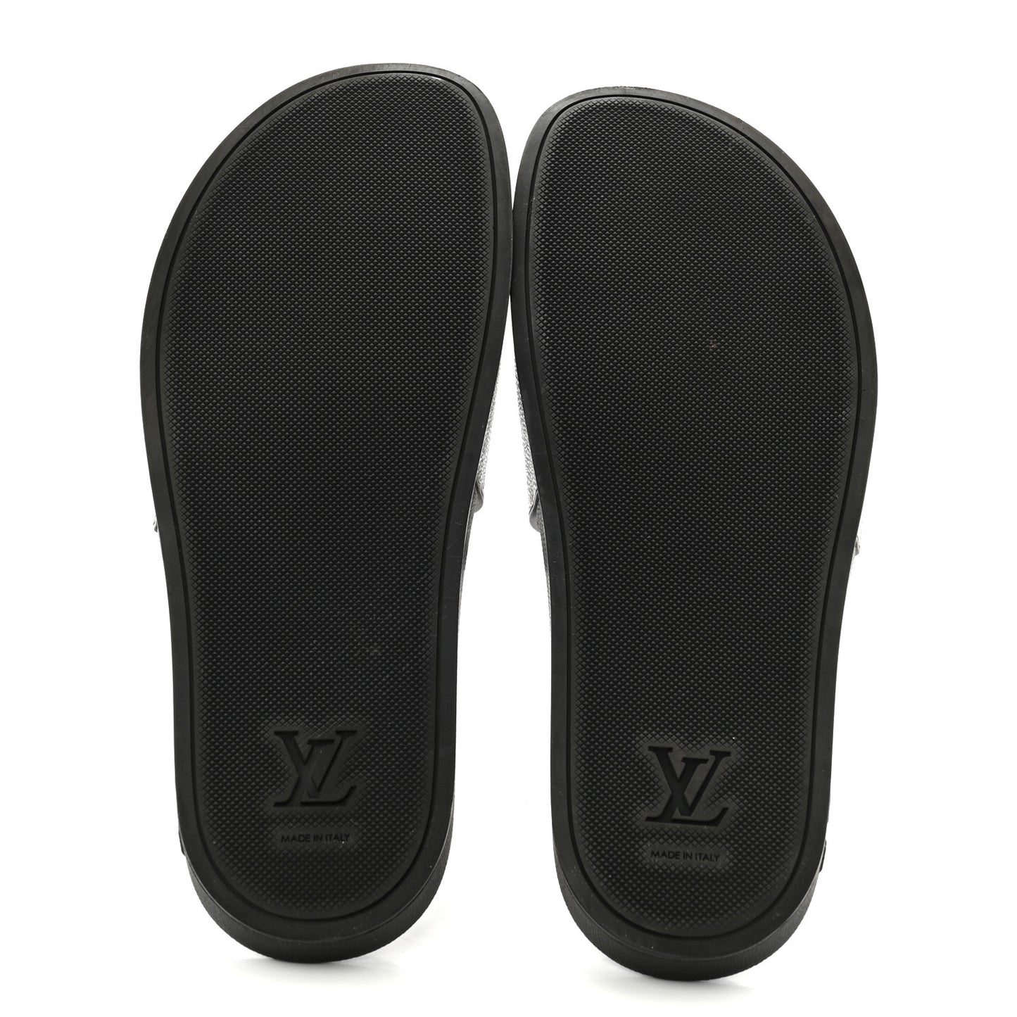 Rubber Monogram Mens Waterfront Mules 11 Macassar