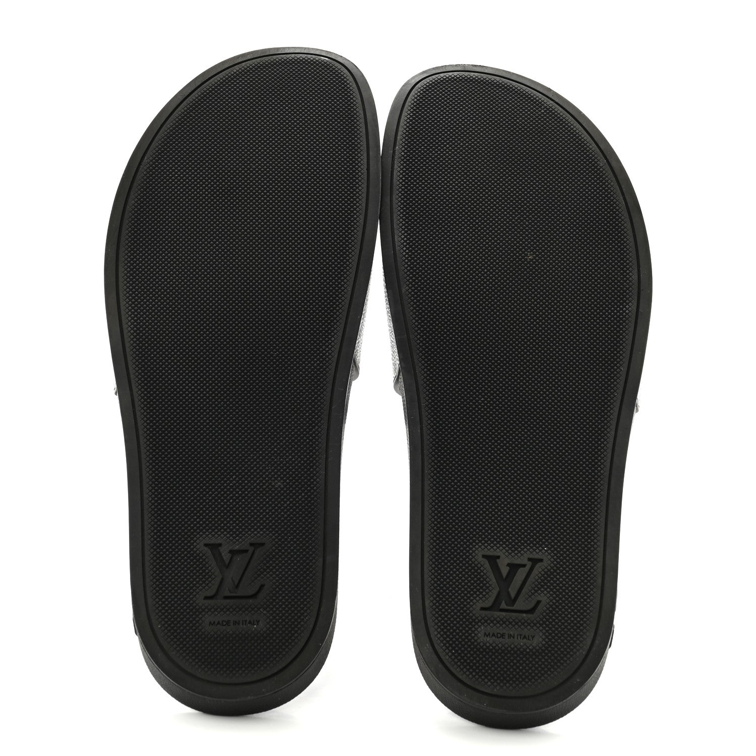Louis Vuitton Rubber Monogram Mens Waterfront Mules 11 Macassar 6 of 9
