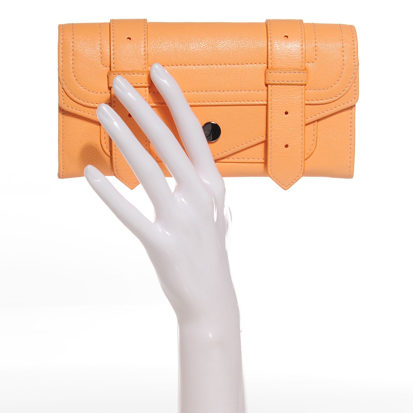 Lambskin PS1 Continental Wallet Apricot