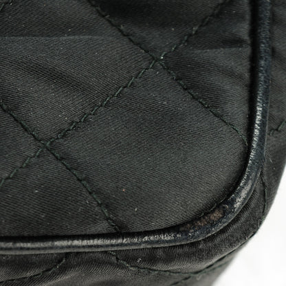 Chanel Quilted Satin Camera Bag Black 10 of 10