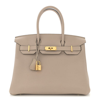 Hermes Togo Birkin 30 Gris Tourterelle 1 of 10