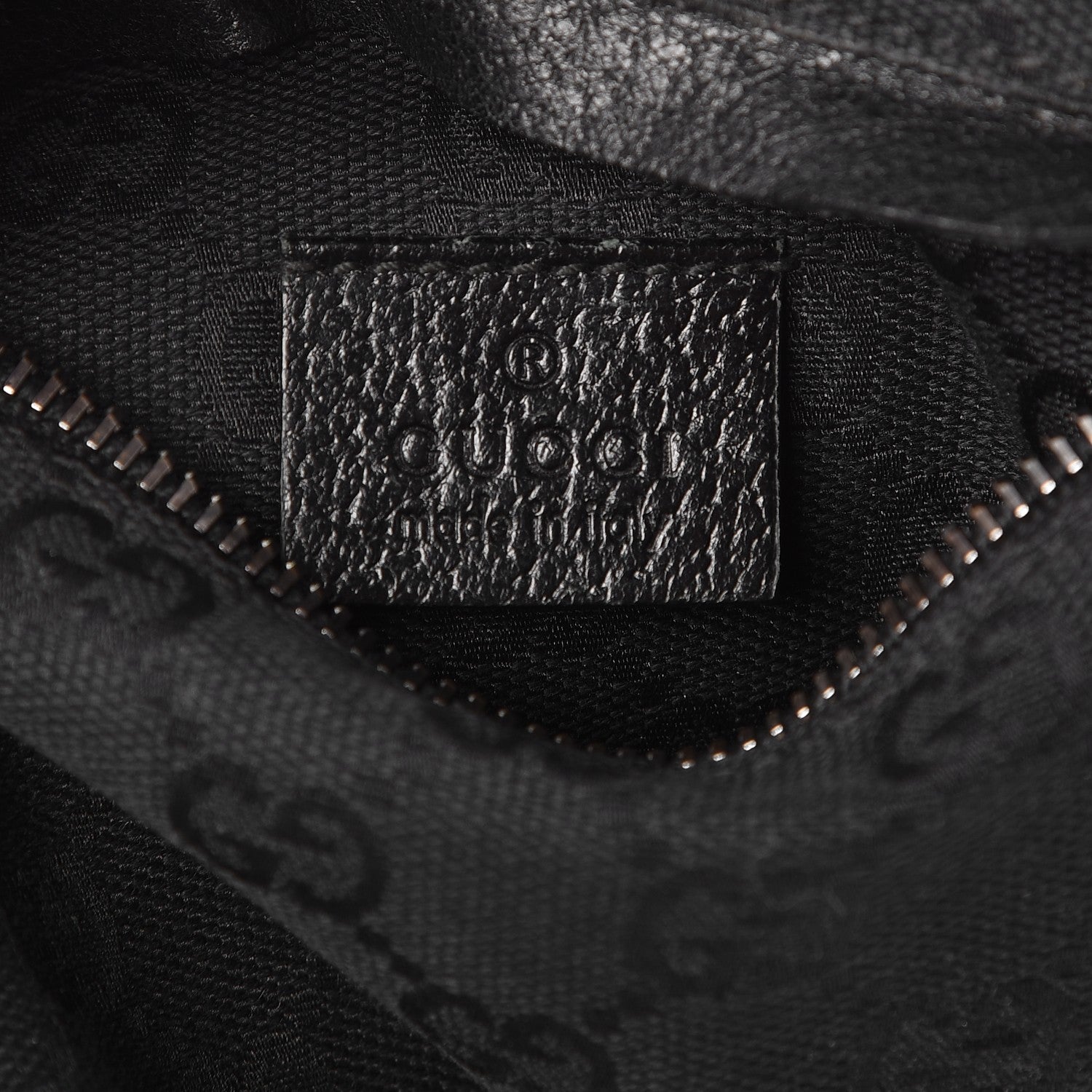 Gucci GG Monogram Double Pocket Belt Bag Black 6 of 8