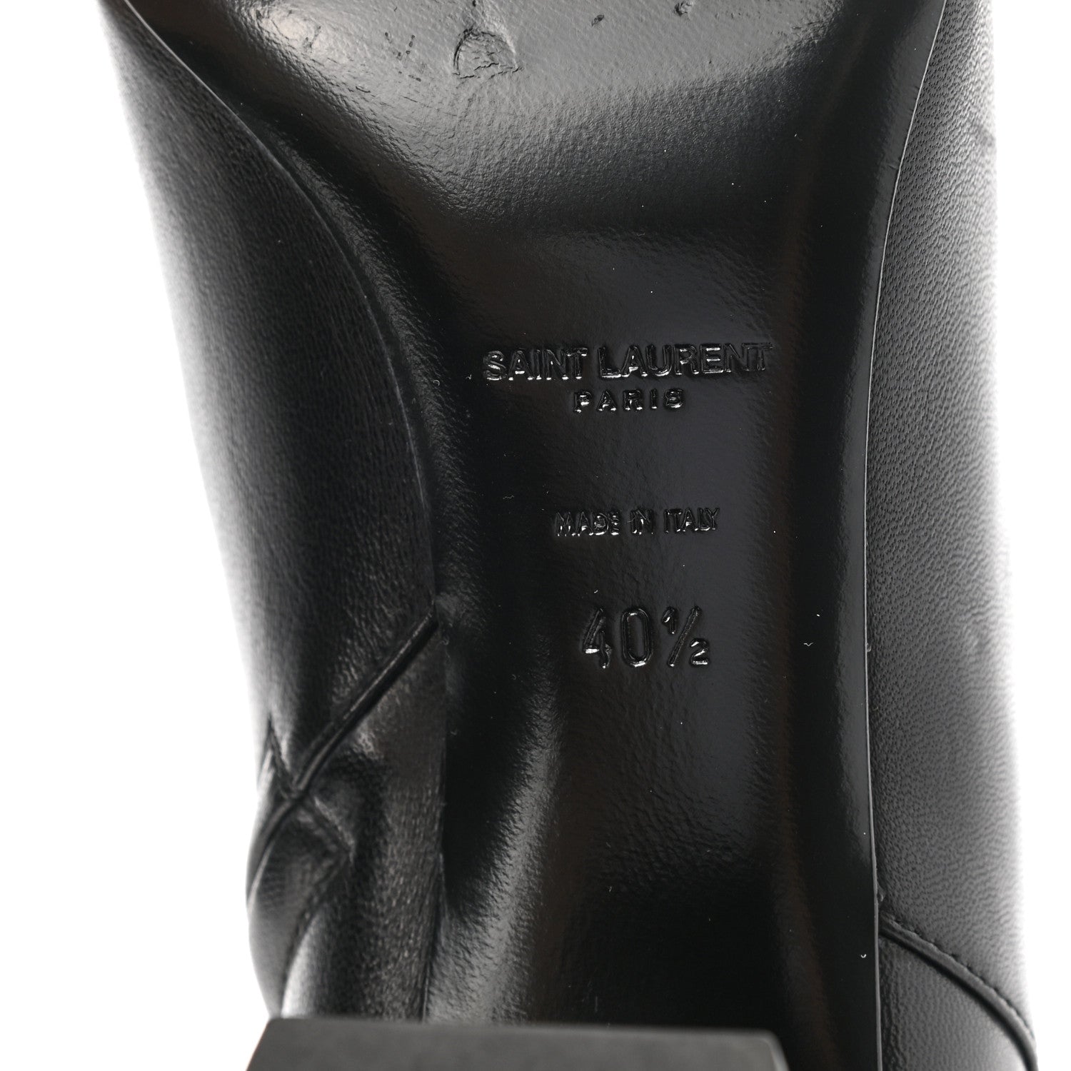 Saint Laurent Nappa Vendome Loulou Ankle Zip Boot 40.5 Black 6 of 13