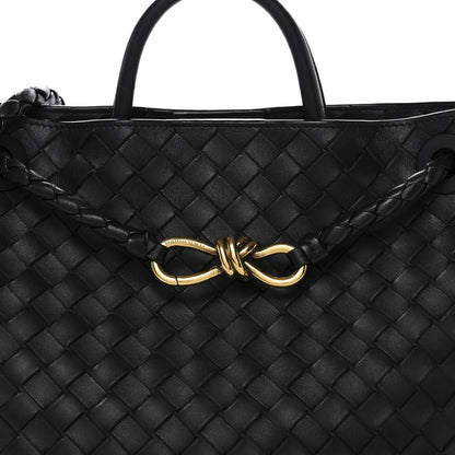 Bottega Veneta Nappa Intrecciato Medium Andiamo Shoulder Bag Black 7 of 12