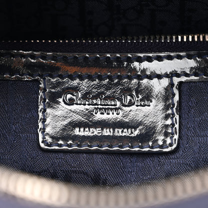 Christian Dior Patent Cannage Large Lady Dior Navy Blue 6 of 10