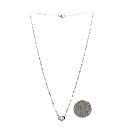 Cartier 18K Pink Gold Diamond XS Hearts and Symbols Necklace 3 of 5