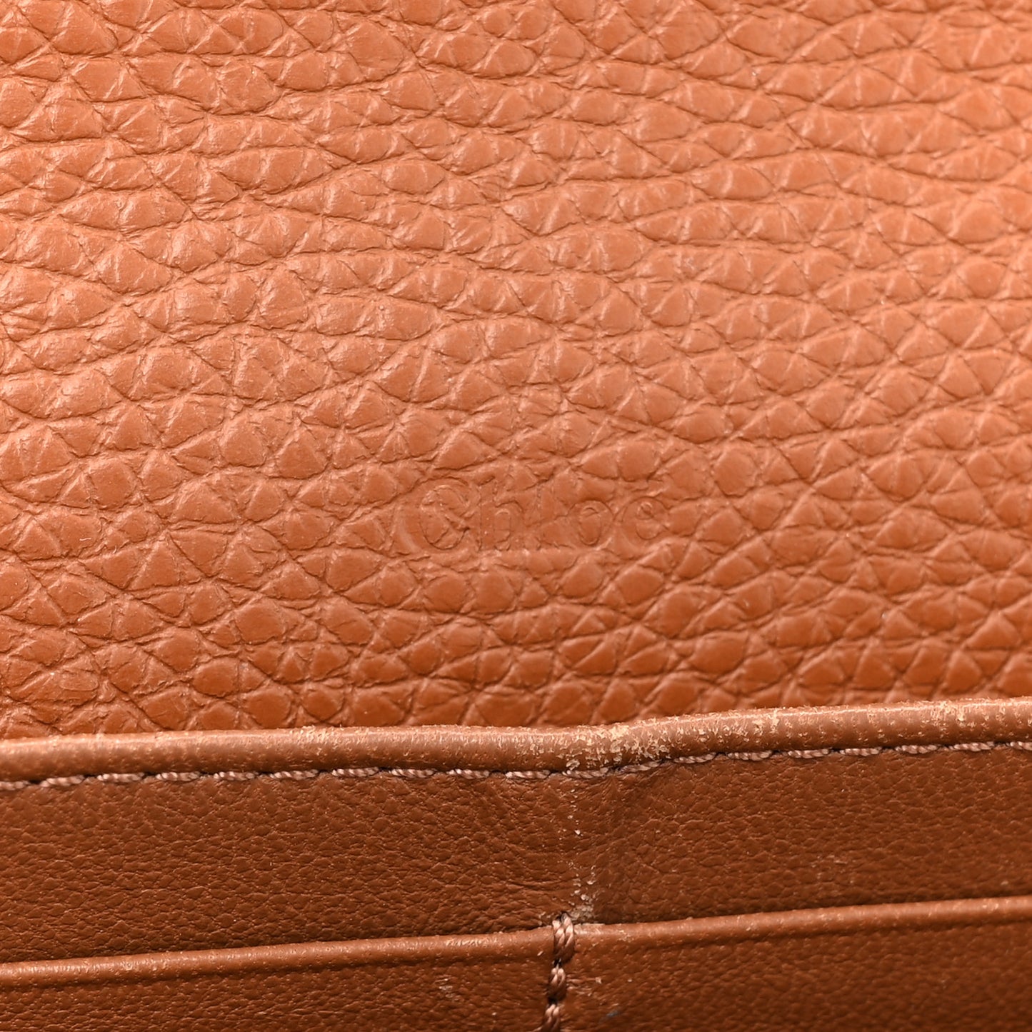 Calfskin Marcie Continental Flap Wallet Tan