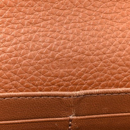 Chloe Calfskin Marcie Continental Flap Wallet Tan 8 of 14