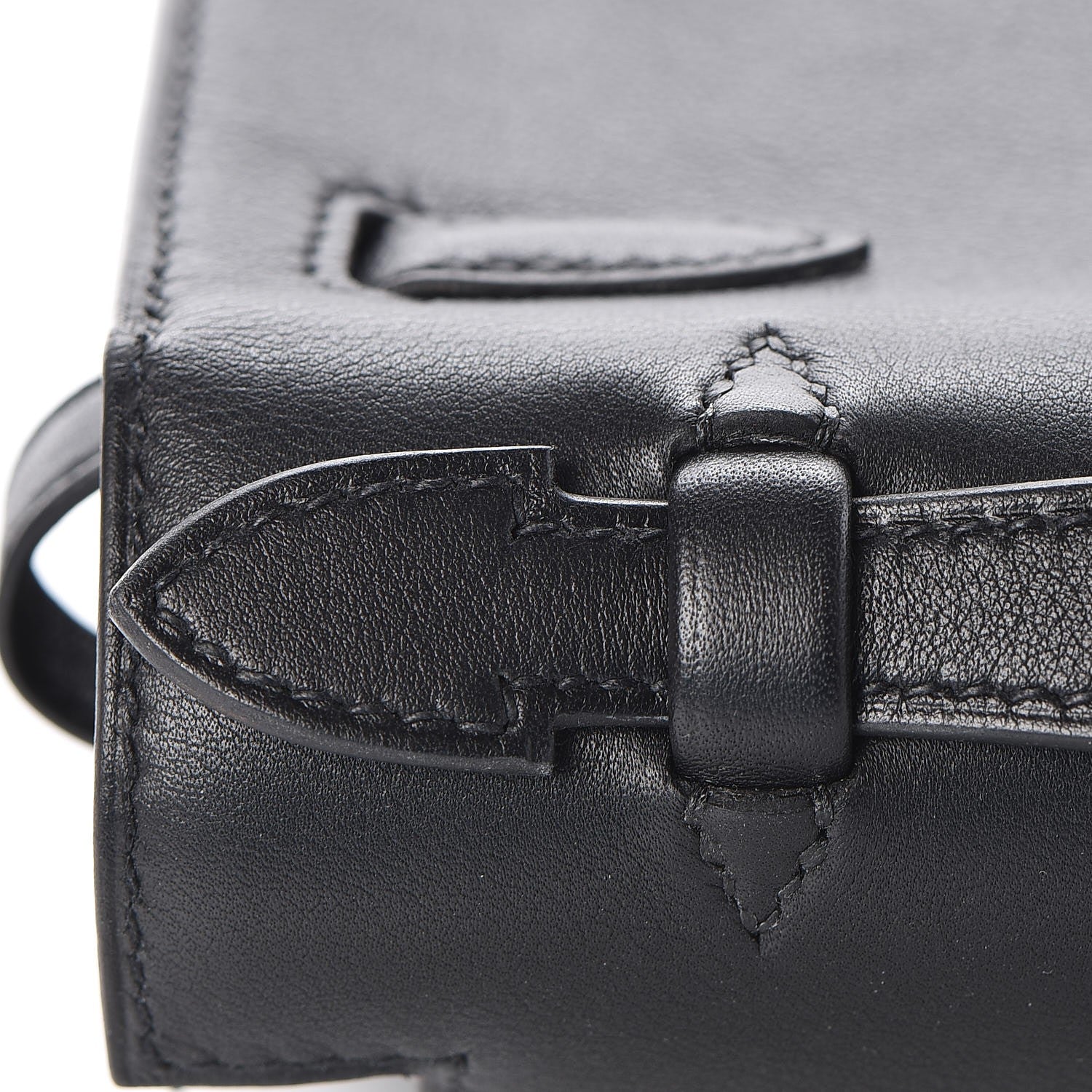 Hermes Swift Kelly Pochette Clutch Black 23 of 27