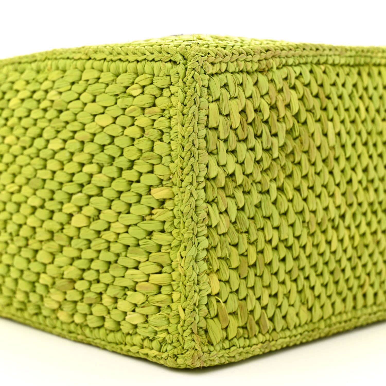 Loewe X PAULA'S IBIZA Raffia Font Tote Meadow Green 7 of 11