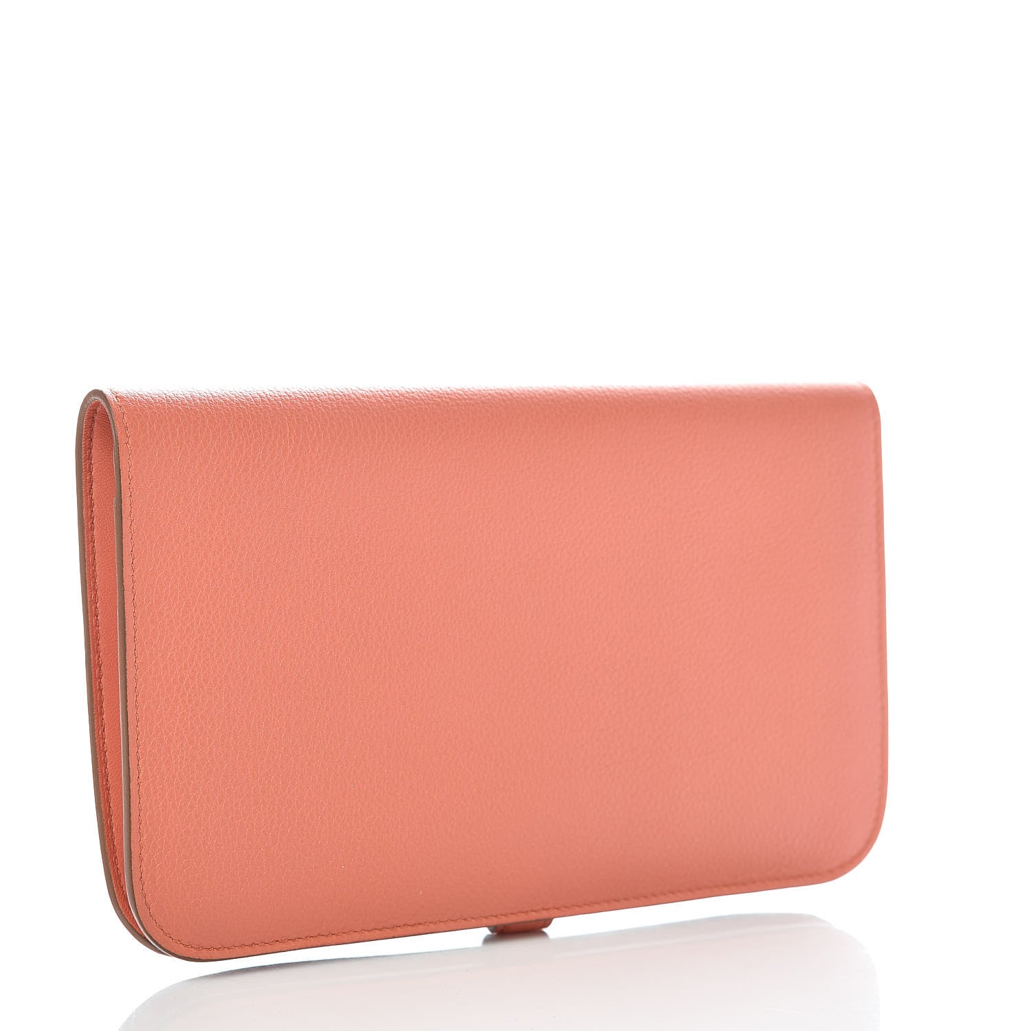 Hermes Togo Dogon Duo Wallet Rose Thè 3 of 8