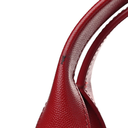 Chanel Caviar Small Studded Deauville Tote Red 9 of 11