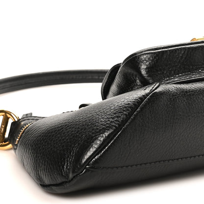 Chloe Grained Calfskin The 99 Shoulder Bag Black 9 of 10