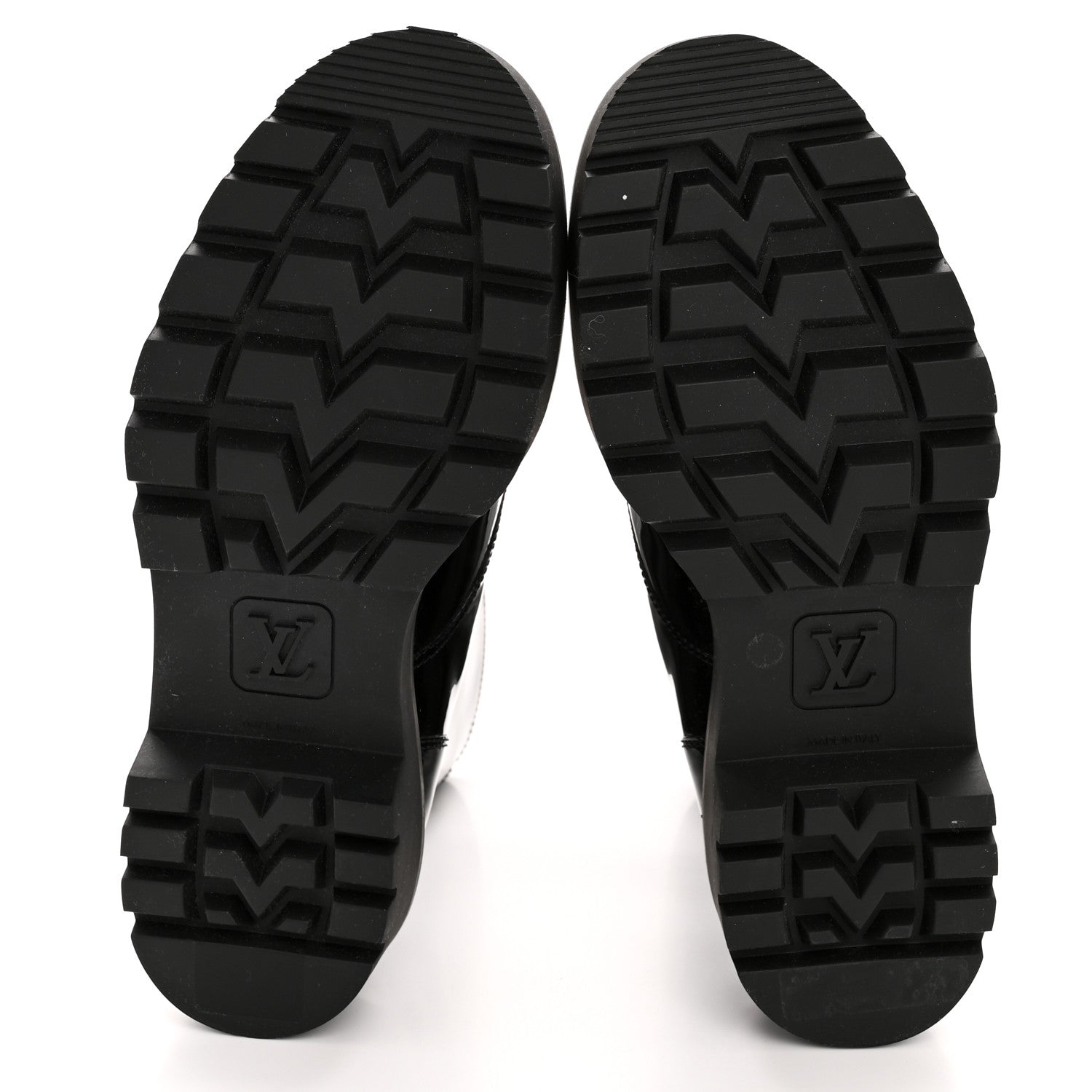Louis Vuitton Patent Territory Ranger Boots 39 Black 6 of 9