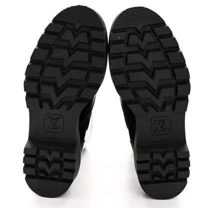 Louis Vuitton Patent Territory Ranger Boots 39 Black 6 of 9