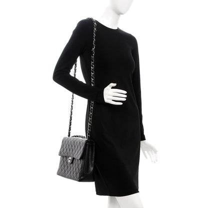 Chanel Caviar Quilted Jumbo Single Flap Black 2 of 17
