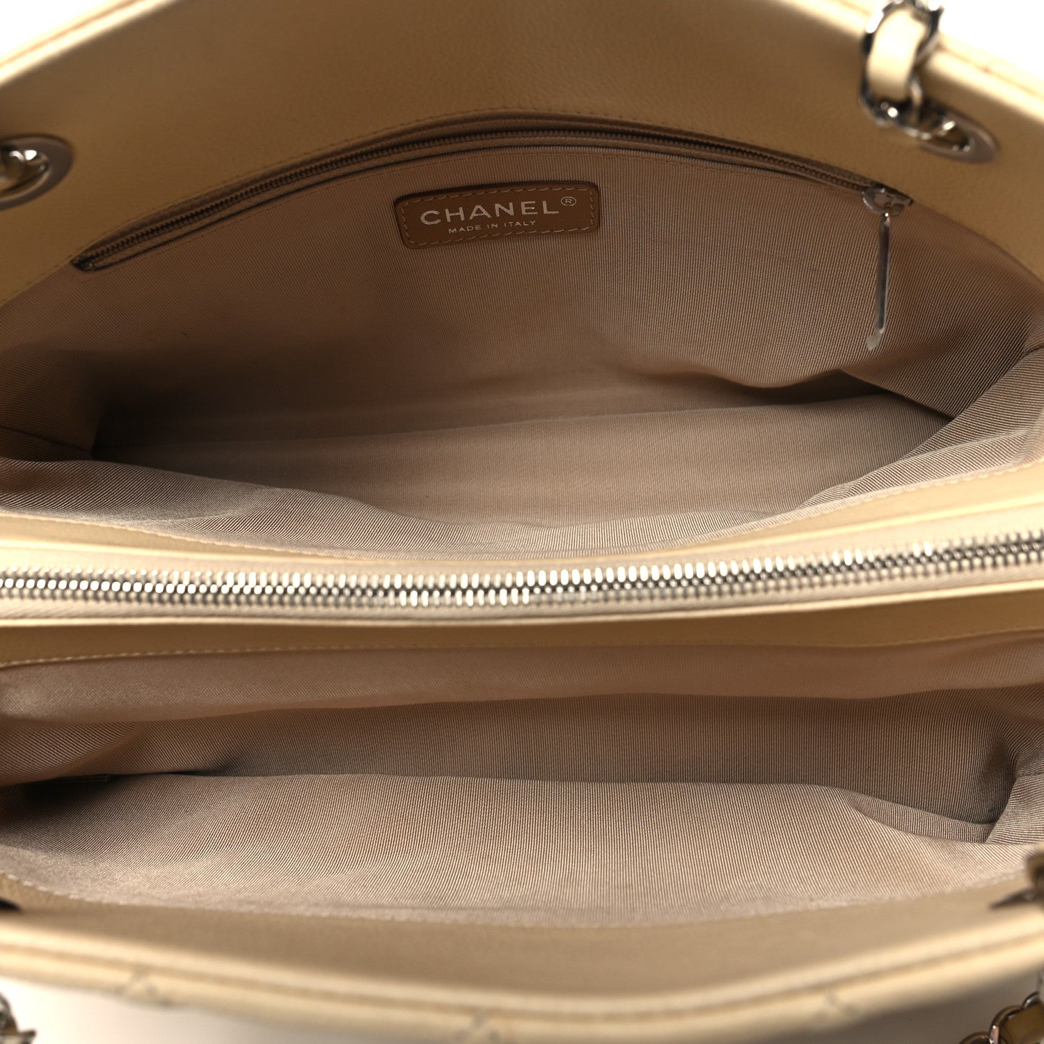 Chanel Caviar Quilted Petit Timeless Tote PTT Beige 5 of 13