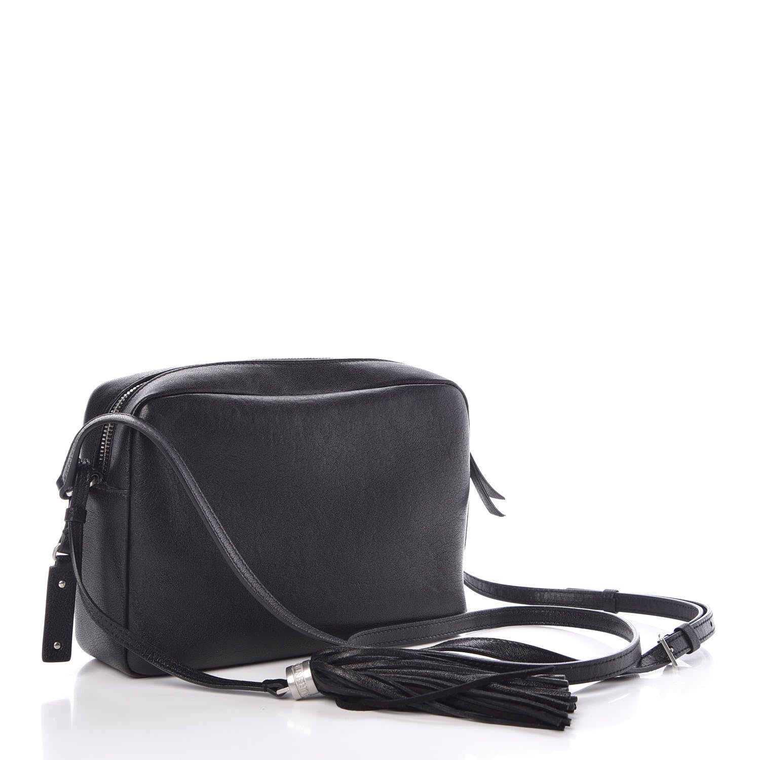 Saint Laurent Lambskin Monogram Small Lou Camera Bag Black 3 of 7