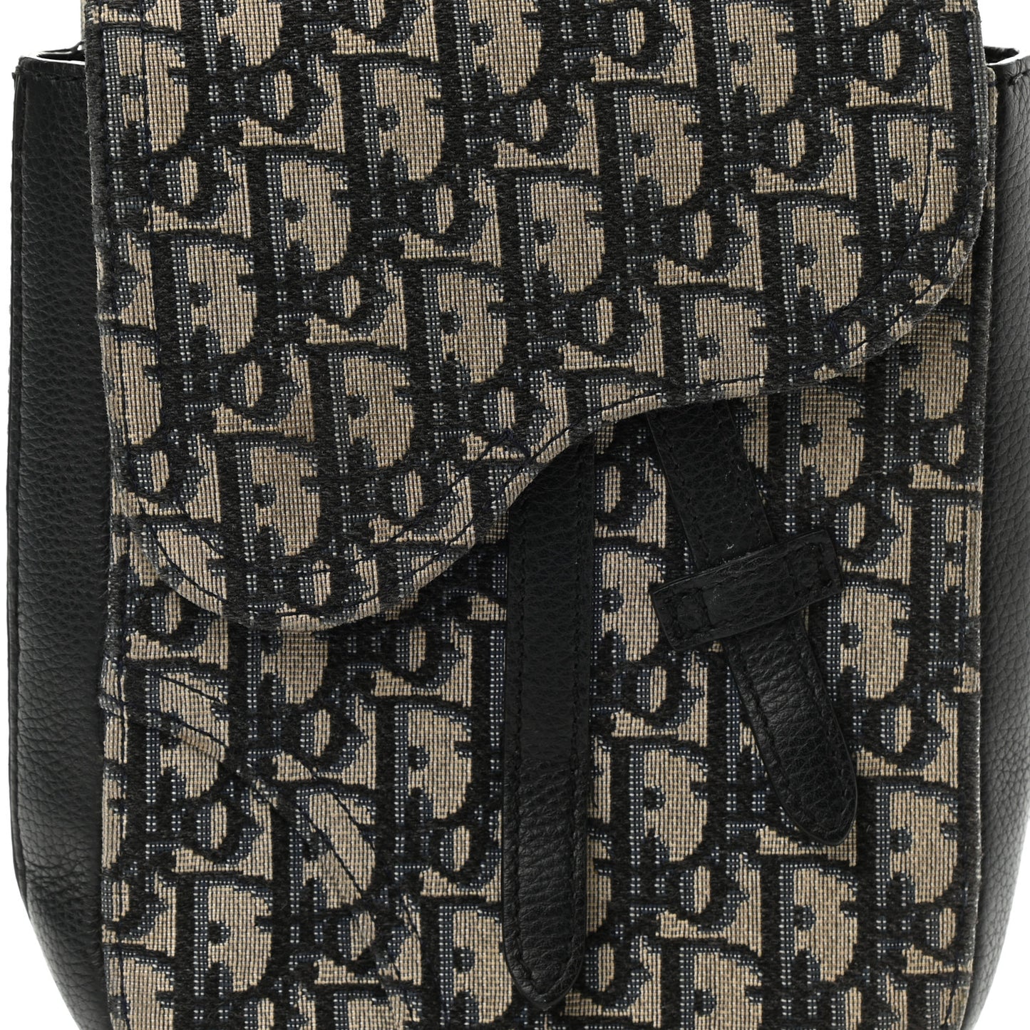 Oblique Saddle Pouch Blue