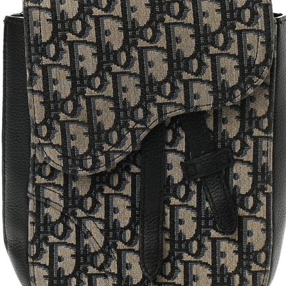 Christian Dior Oblique Saddle Pouch Blue 8 of 10