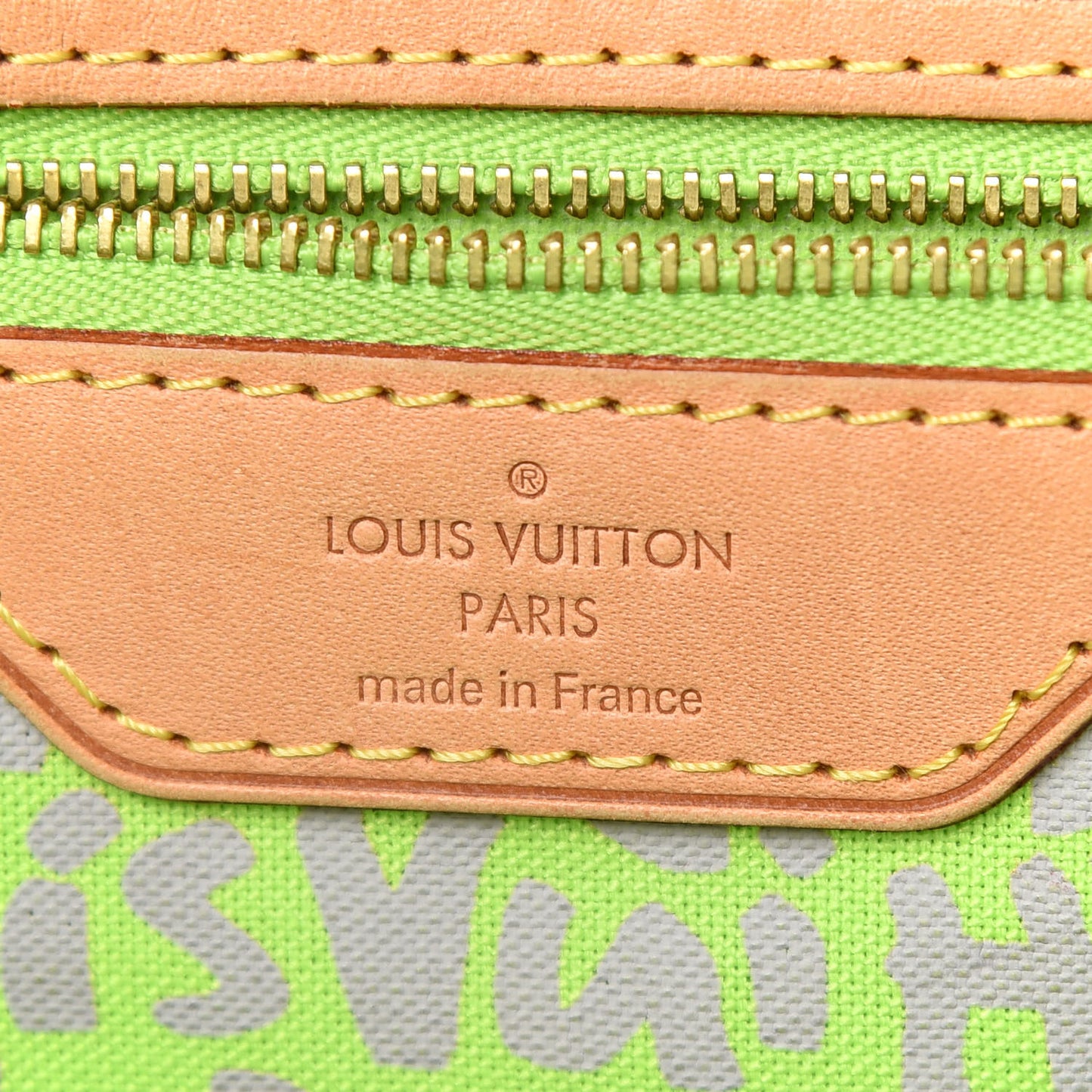Monogram Graffiti Neverfull GM Green