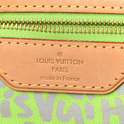 Louis Vuitton Monogram Graffiti Neverfull GM Green 6 of 12