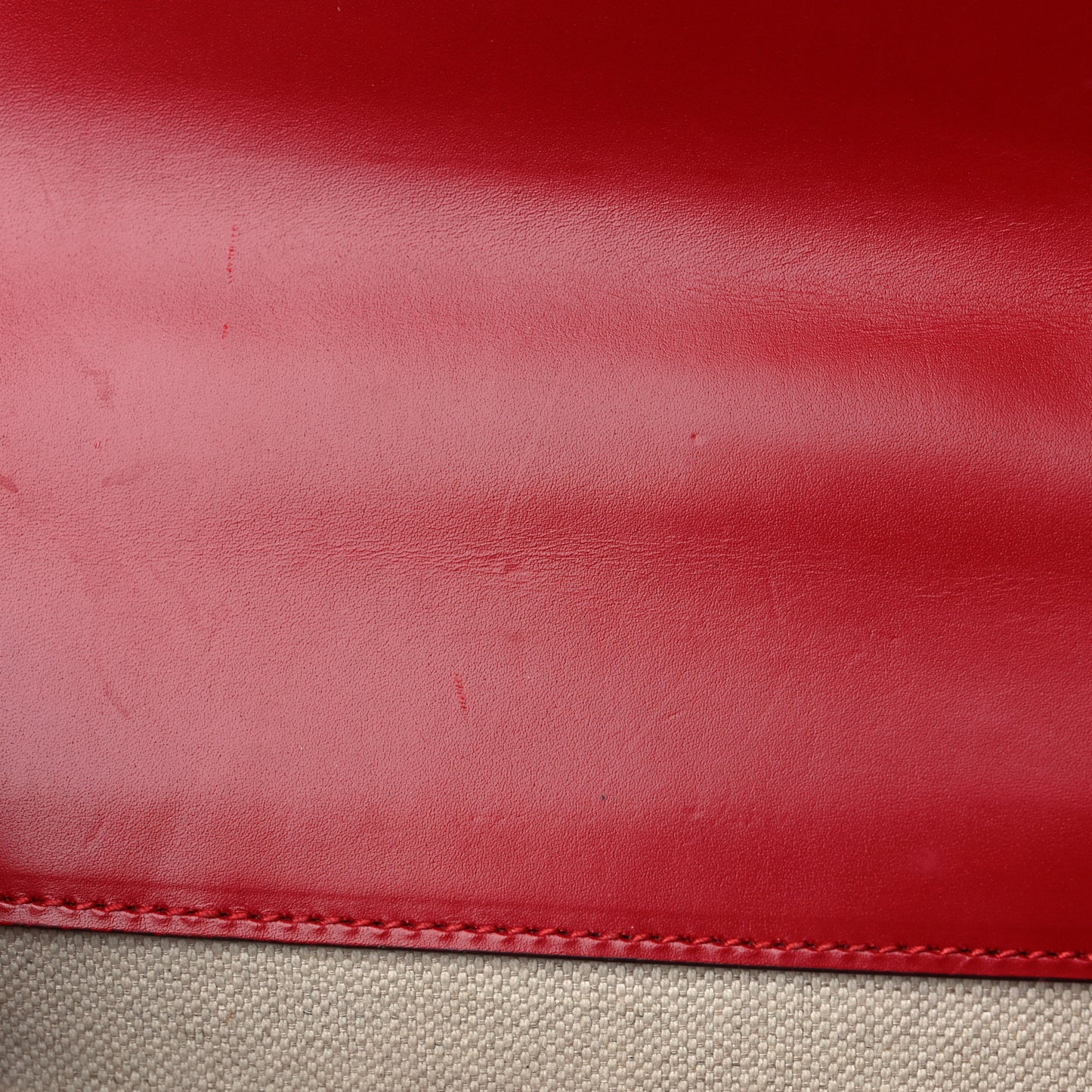 Knight Calfskin Small GG Marmont Chain Handle Bag Hibiscus Red