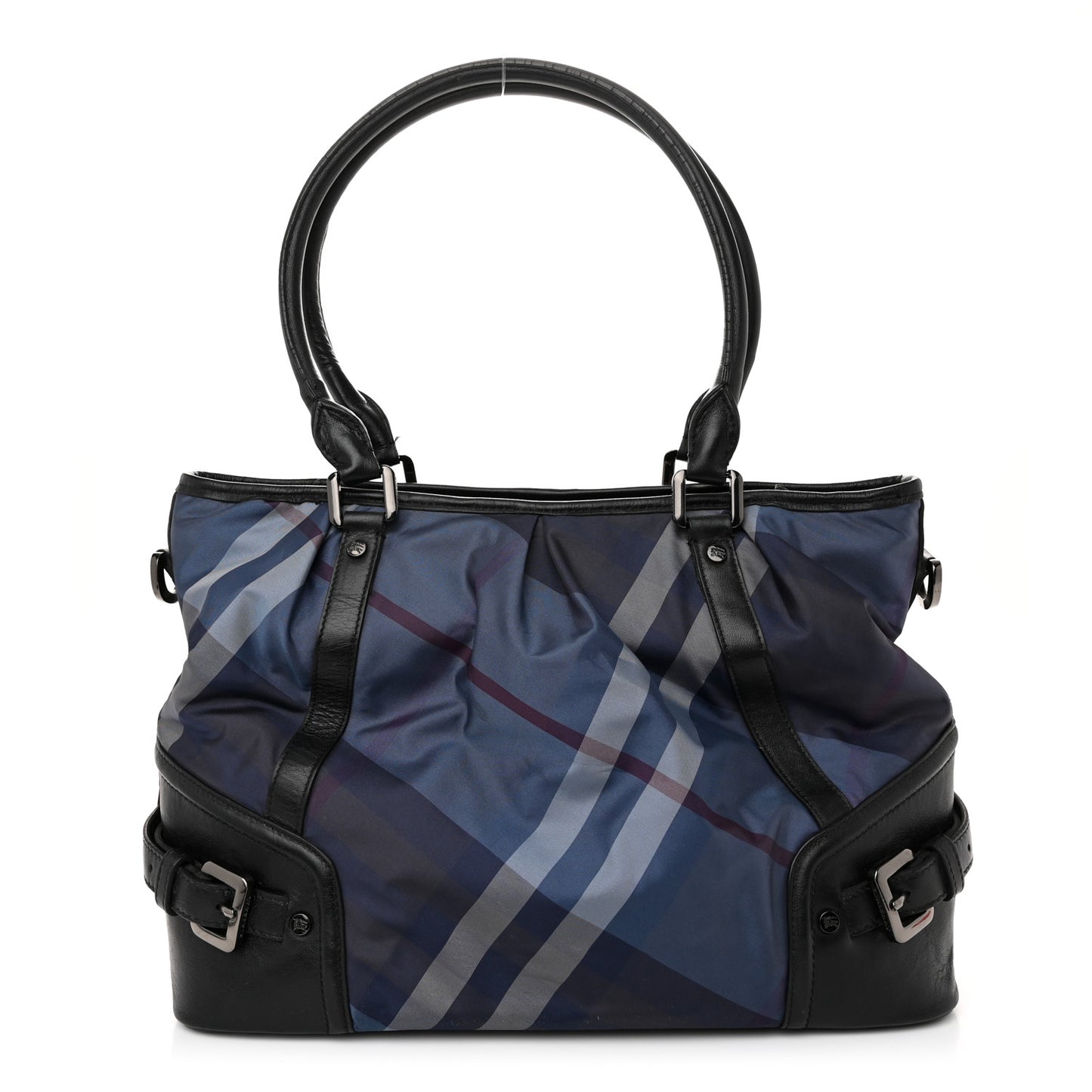 Nylon Check Medium Lowry Navy
