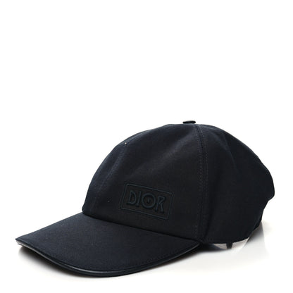 Christian Dior Cotton Embroidered Baseball Cap L Black 1 of 7