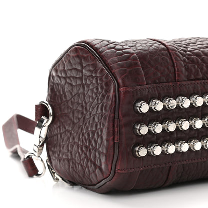 Alexander Wang Pebbled Lambskin Mini Rockie Beet Rhodium Hardware 5 of 9