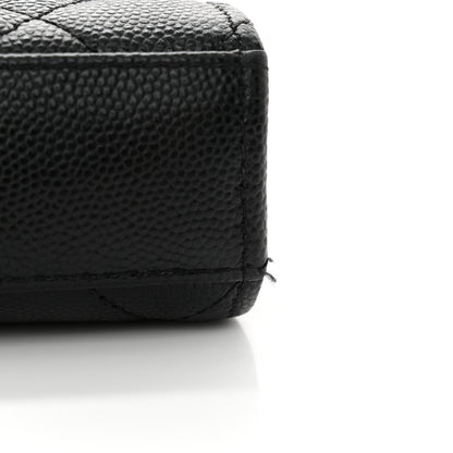 Chanel Caviar Quilted Chain Match Top Handle Phone Holder With Chain Black 14 of 15