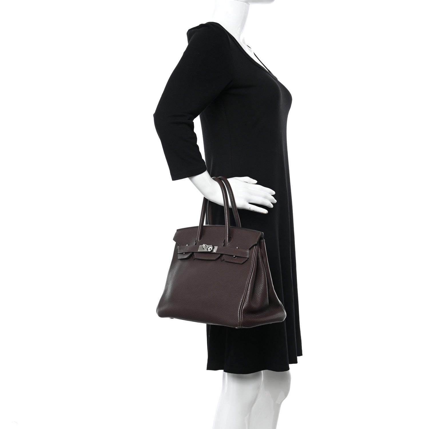 Hermes Togo Birkin 30 Chocolate 2 of 14