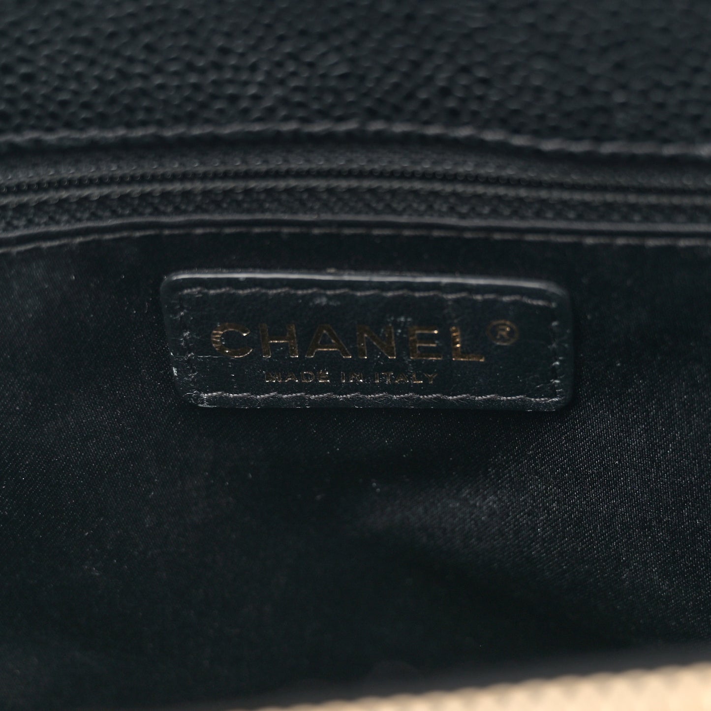 Caviar Quilted Grand Shopping Tote GST Black