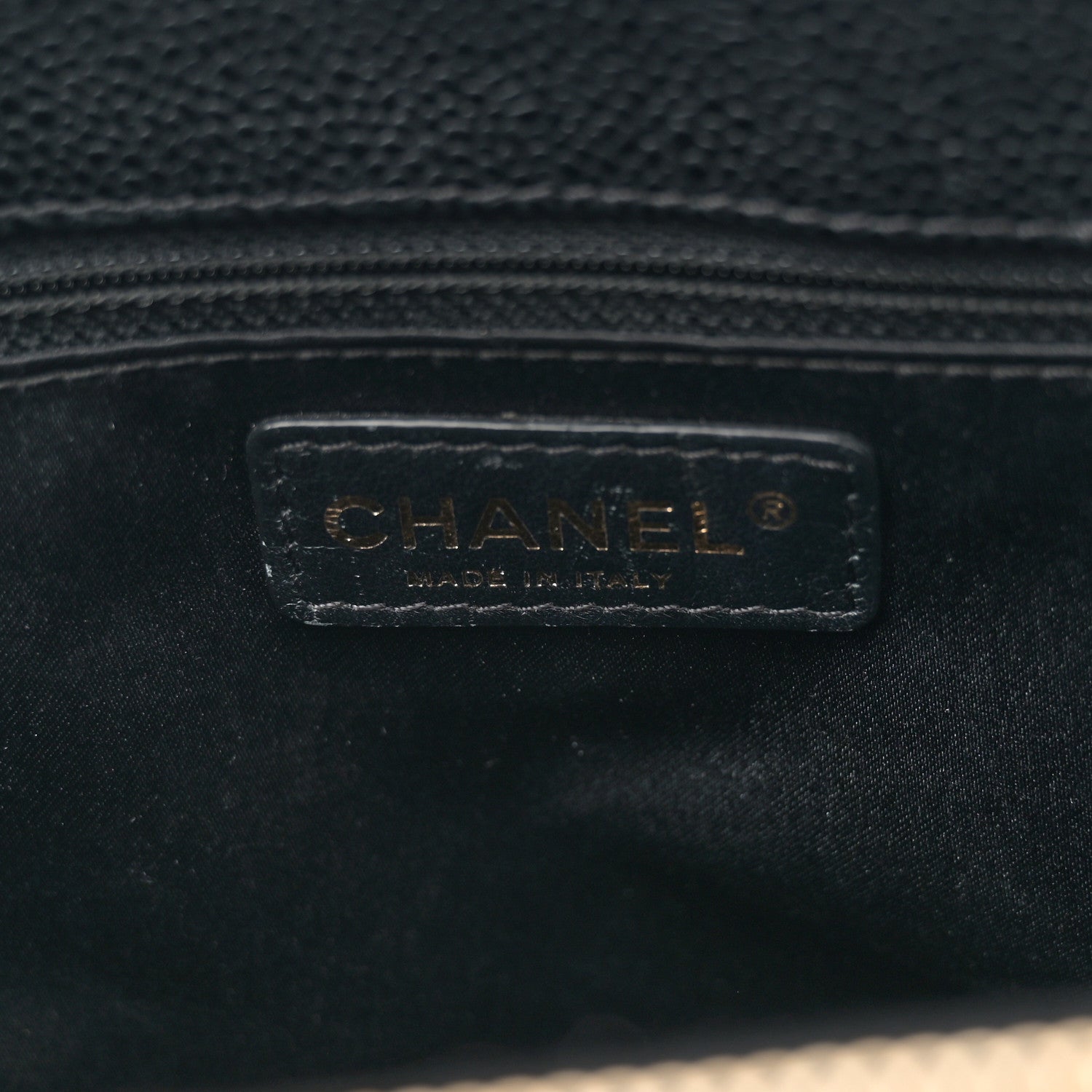 Chanel Caviar Quilted Grand Shopping Tote GST Black 6 of 13