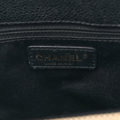 Chanel Caviar Quilted Grand Shopping Tote GST Black 6 of 13