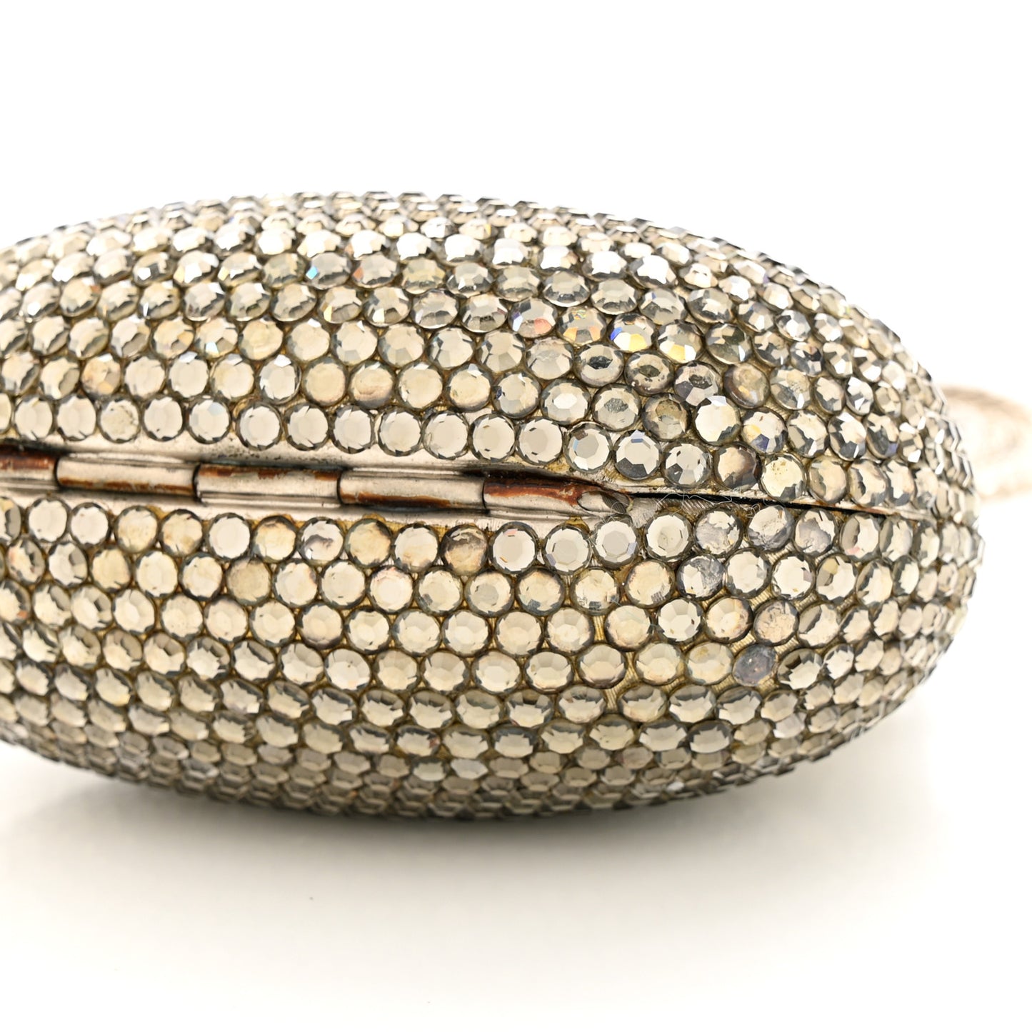 Swarovski Crystal Chatelaine Minaudiere Silver