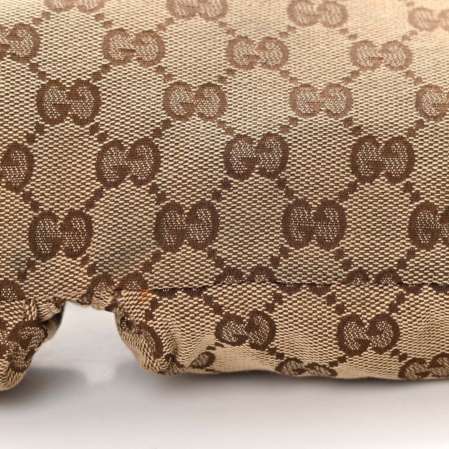 Monogram Web Belt Bag Dark Brown
