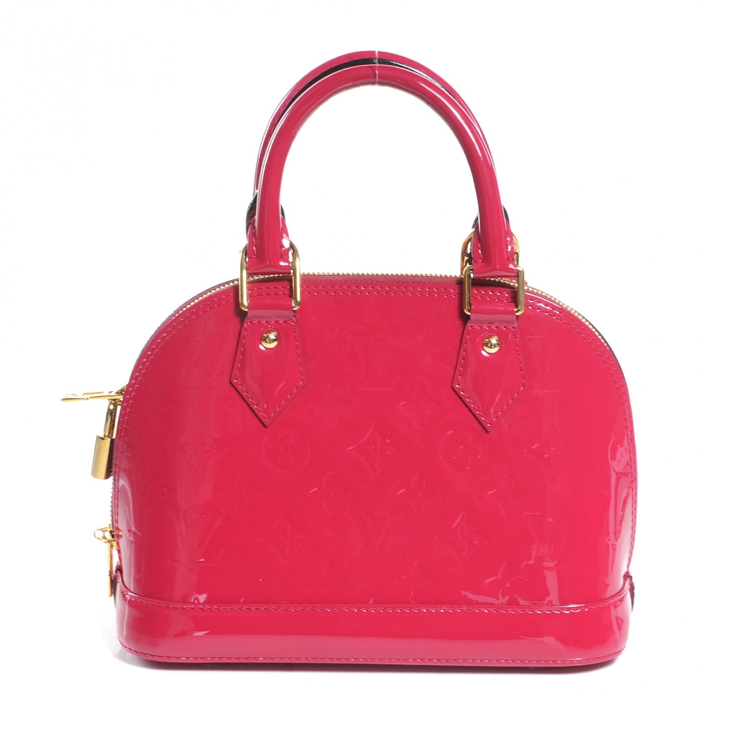 Louis Vuitton Vernis Alma BB Rose Indien 1 of 8